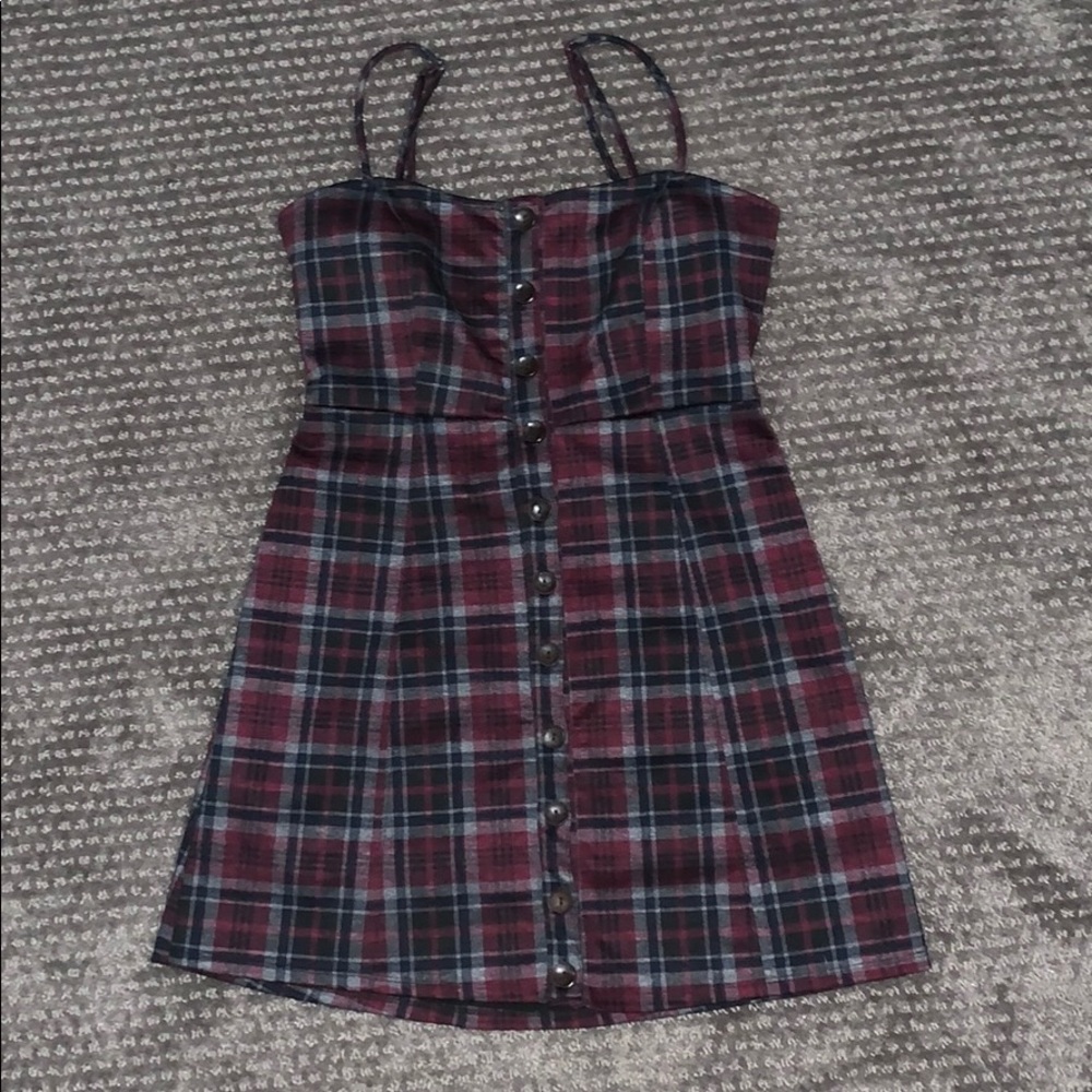 plaid dress